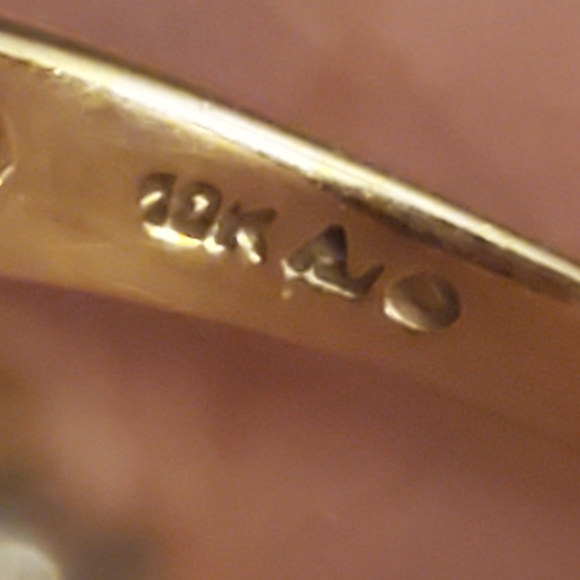 Beautiful opal/diamond ring - Picture 8 of 9